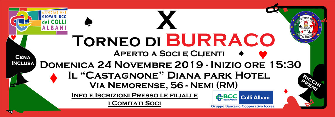 Burraco 2019 news