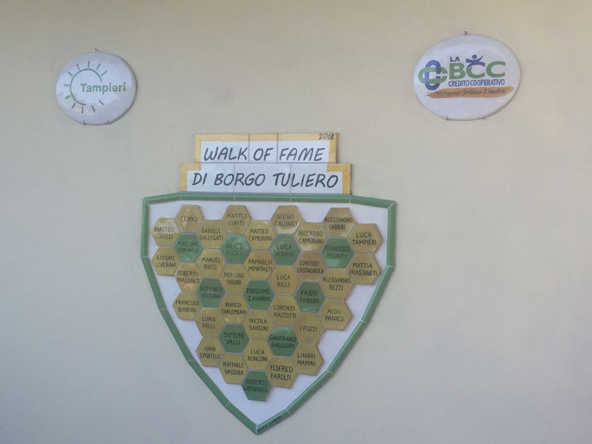 LA BCC nella Walk of Fame di Borgo Tuliero