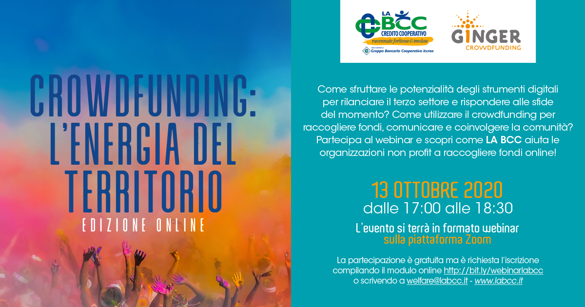 LA BCC con il crowdfunding al fianco del territorio