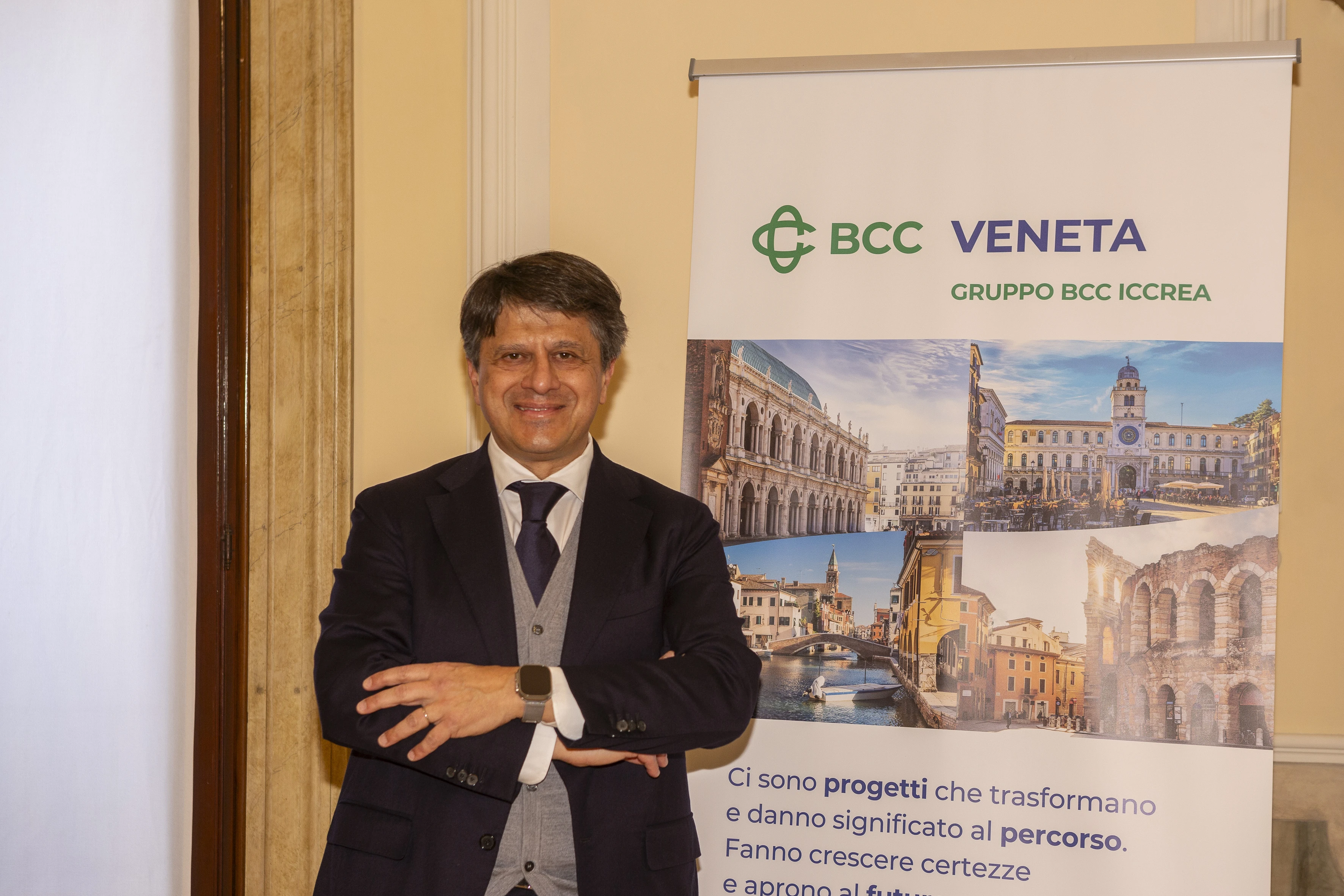 Falvio Piva, primo Presidente di BCC Veneta