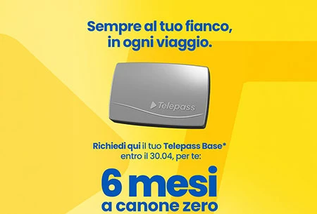 Immagine della promozione per clienti BCC Roma: Telepass family gratis per i primi 6 mesi