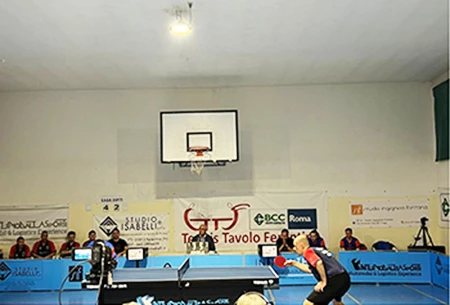 Immagine della partita giocata dal Tennis Tavolo Ferentino per la promozione in A2