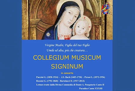 Immagine descrittiva del concerto del Collegium Musicum Signinum a maggio a Segni