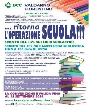 300 360 OPERAZIONE SCUOLA 2024-2025 manifesto