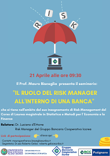 ruolo risk manager in banca