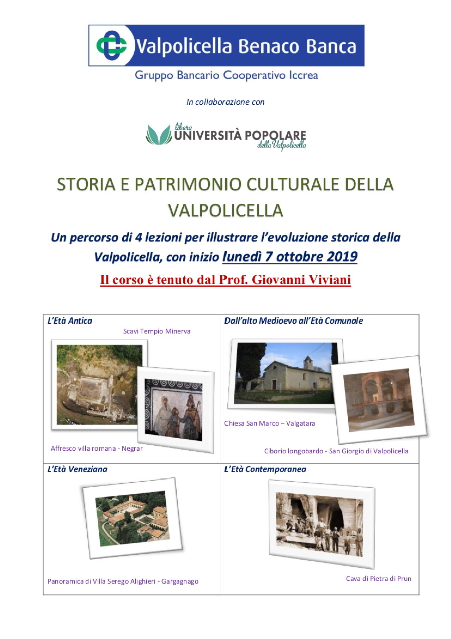 Corso Cultura Valpolicella 2019 img