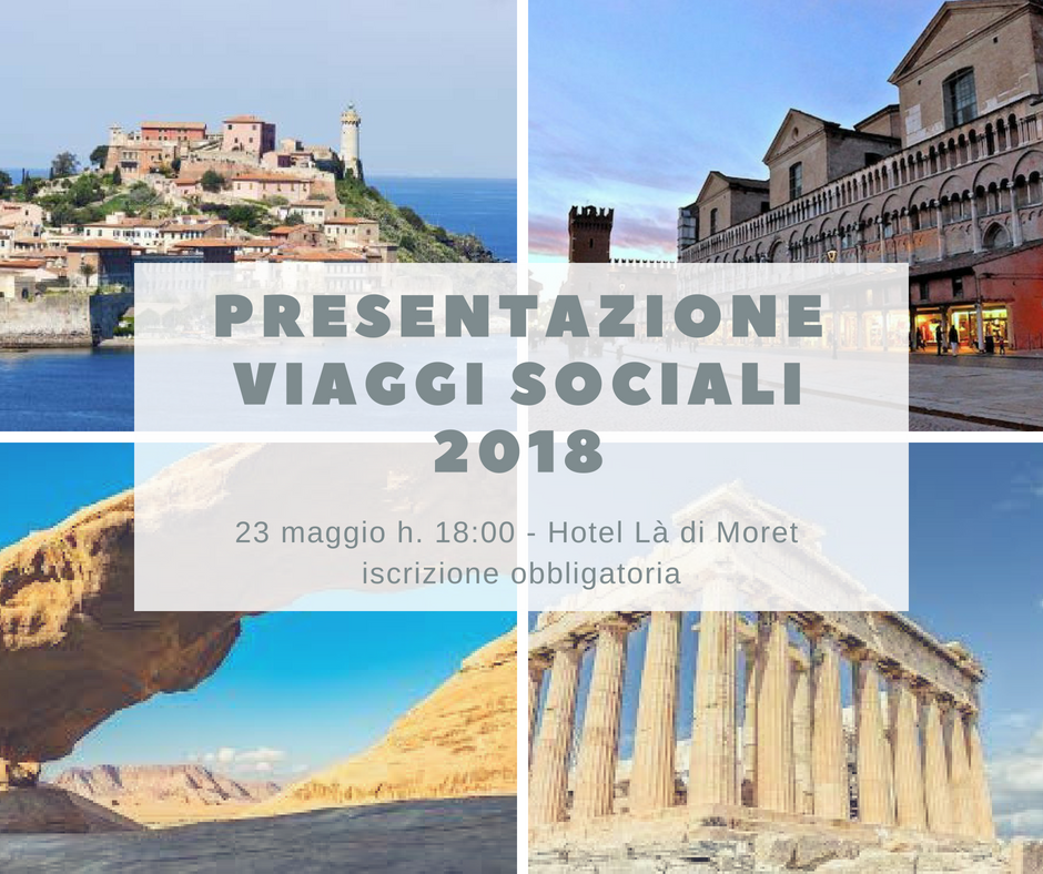 Evento di presentazione viaggi sociali 2018