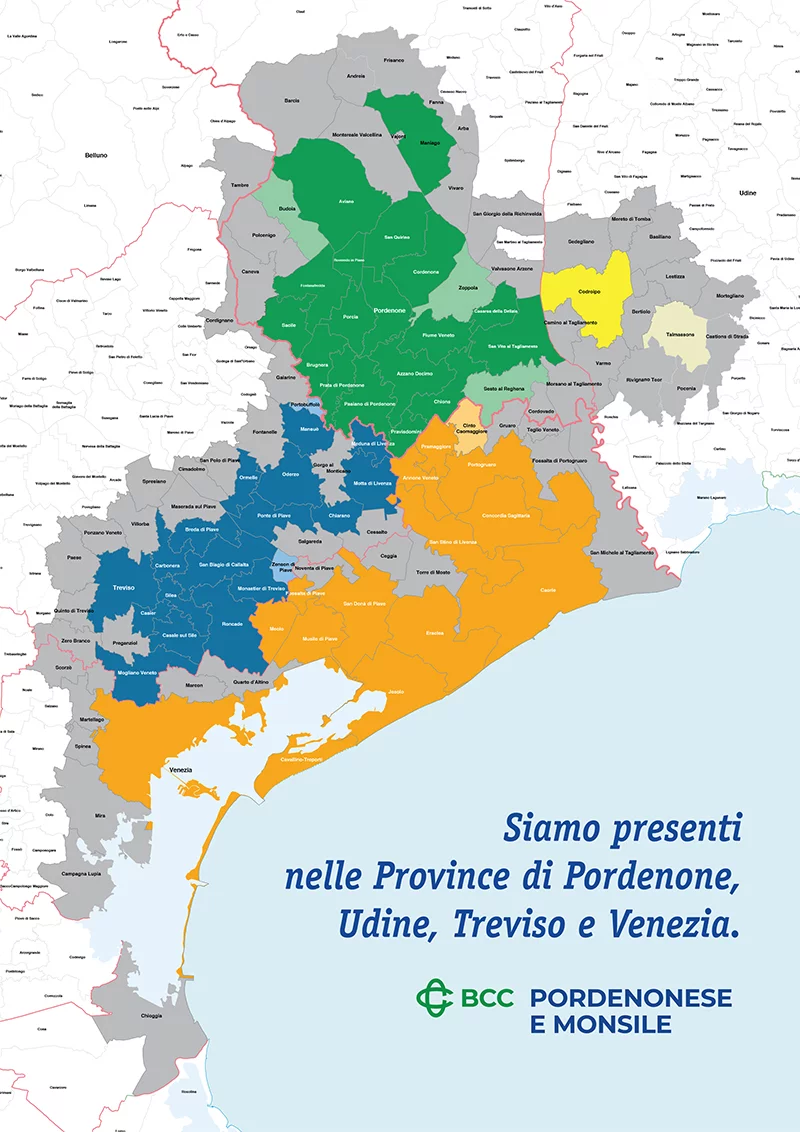 Mappa BCCPM per province