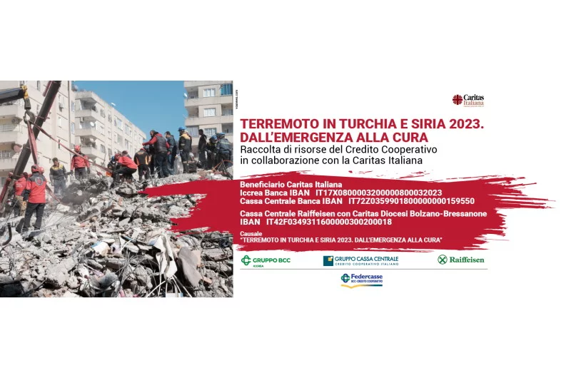 Banner terremoto Turchia