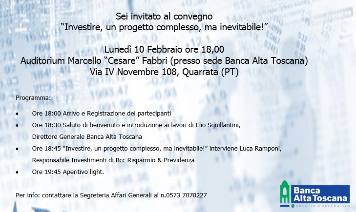 Invito al convegno