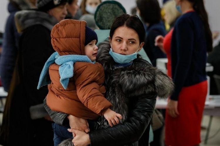 Popolazioni ucraine sfollate