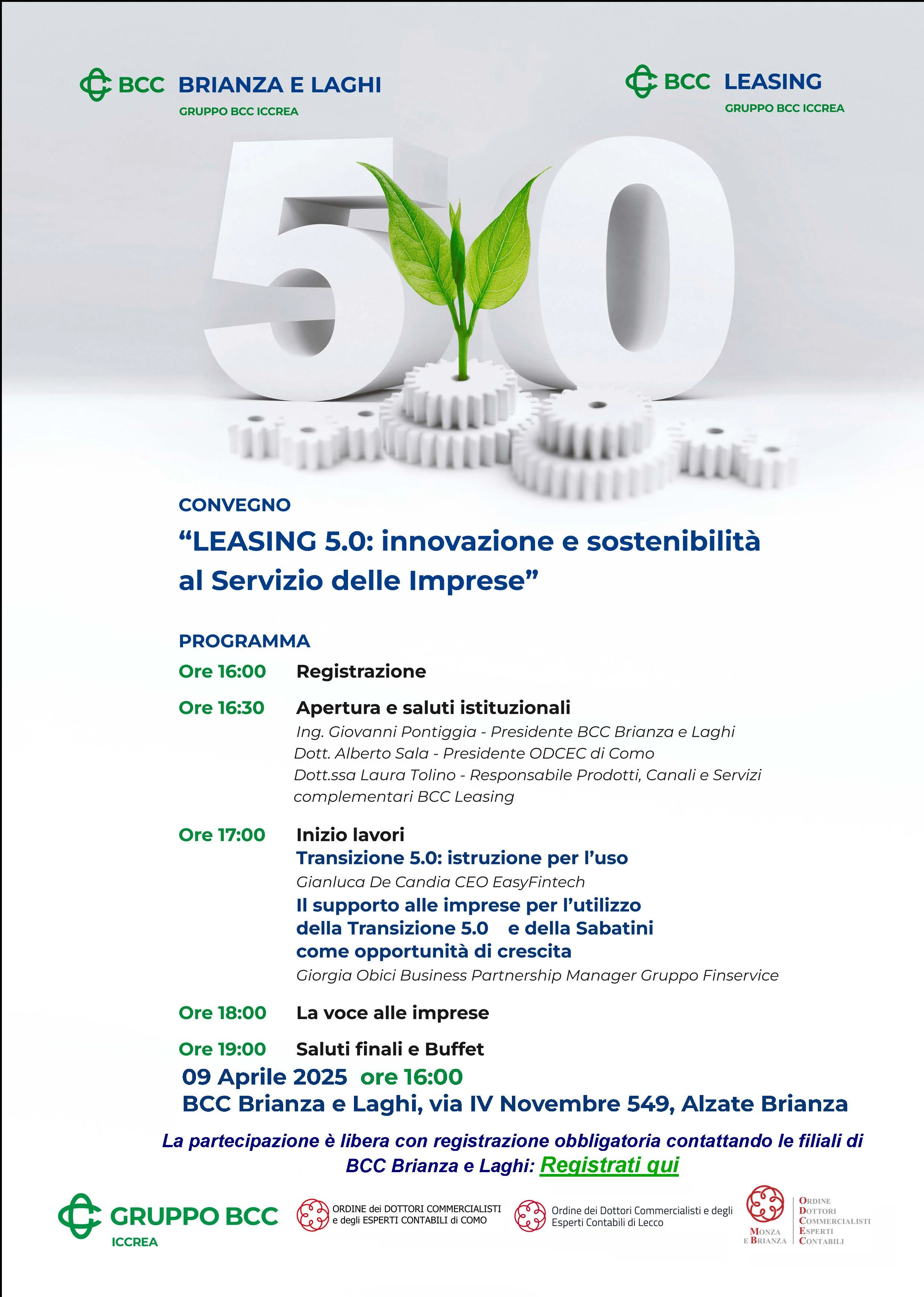 Evento transizione 5-0 J