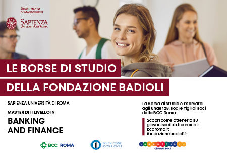 Borsa di studio Fondazione Badioli_Sapienza