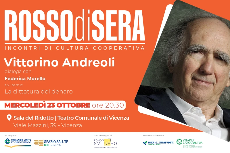 Incontri di cultura cooperativa. 23 ottobre con Vittorino Andreoli