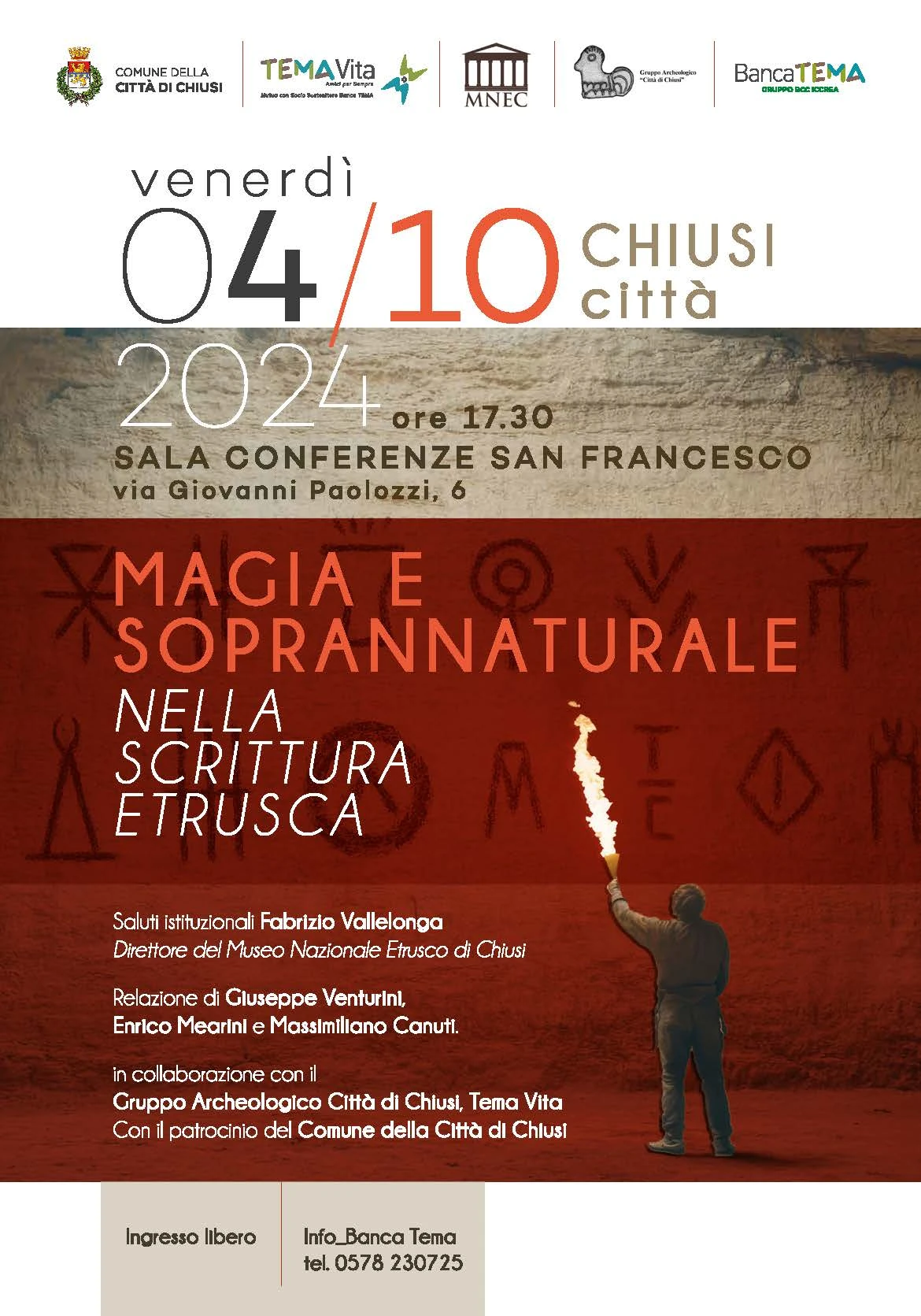 Chiusi - 4 ottobre - Magia e soprannaturale