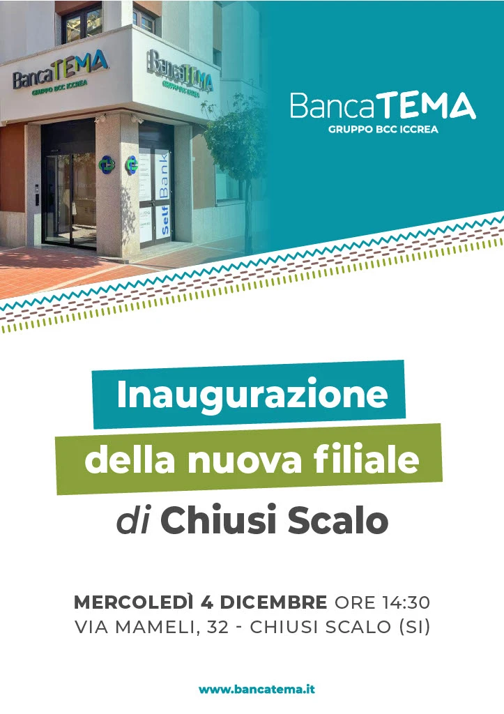 locandina inaugurazione Chiusi Scalo