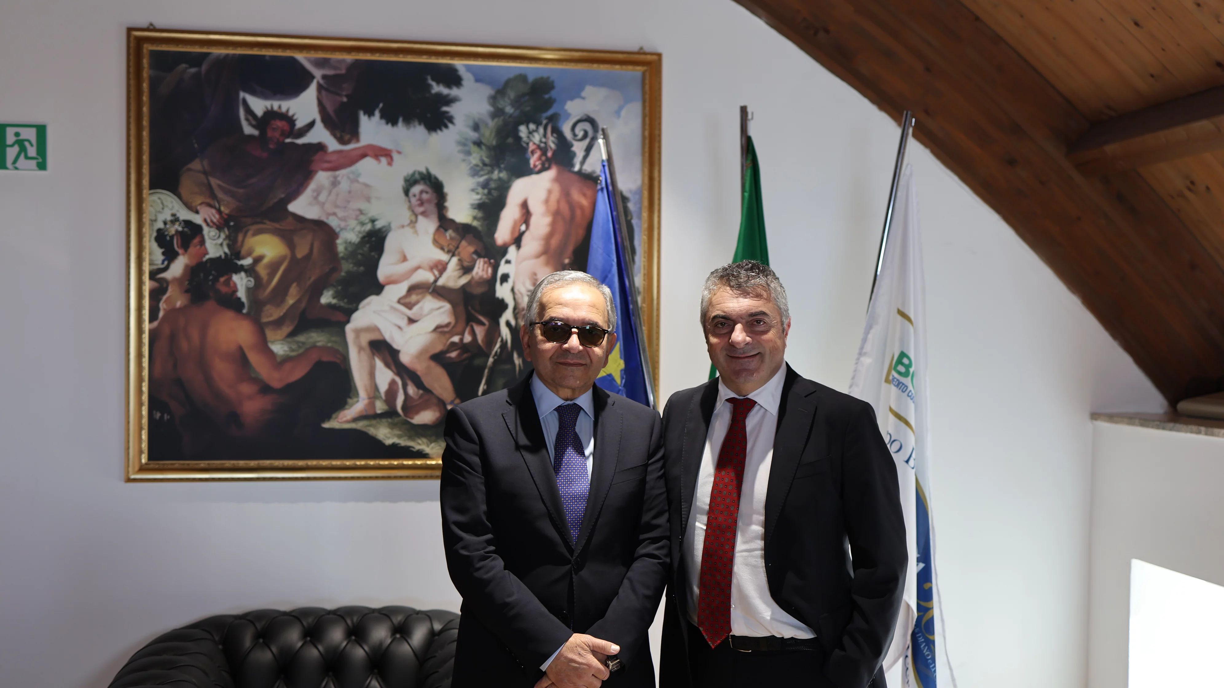 Presidente Lucio Alfieri e del Vice Presidente Vicario Pasquale Lucibello