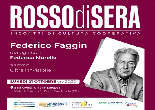 Rosso di Sera: Incontro con Federico Faggin del 21/10/2024 ore 20:30 *** POSTI ESAURITI ***