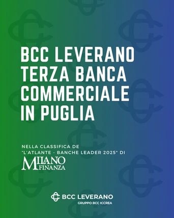 BCC Leverano sul podio delle Banche Regionali - Milano Finanza speciale Banche Leader L
