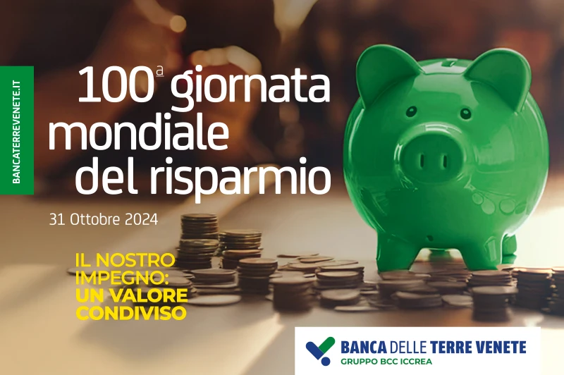 Giornata mondiale del risparmio 31 ottobre 2024