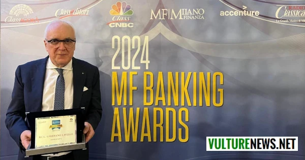 Milano Finanza premia la BCC Gaudiano di Lavello come migliore banca regionale